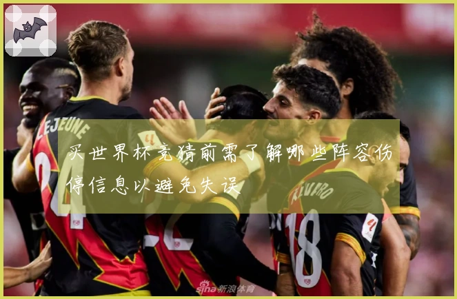 买世界杯竞猜前需了解哪些阵容伤停信息以避免失误